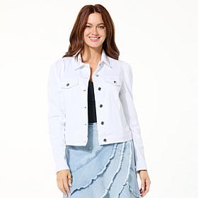 C Wonder Wonder Stretch Puff-Shoulder Jacket