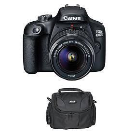 Canon EOS 4000D/Rebel T100 Digital SLR Camera 18-55mm Lens Kit Bundle