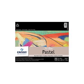 CANSON Mi-Teintes Pastel Assorted 24-Sheet Pad 12" x 16"