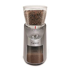 Capresso Infinity Plus Conical Burr Grinder Die-Cast Stainless Steel