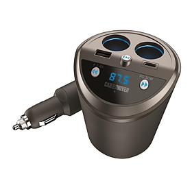 CAR AND DRIVER FM Transmitter and Charging Cup with Smart Activation