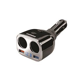 CAR AND DRIVER LED READOUT VOLTAGE, MULTI-PORT CHARGER