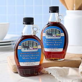 Cary & Main 2-pack Apricot and Vanilla-Infused Vermont Maple Syrup