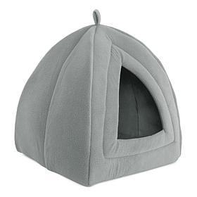 Cat Pet Bed, Igloo- Soft Indoor Enclosed Covered Tent/House