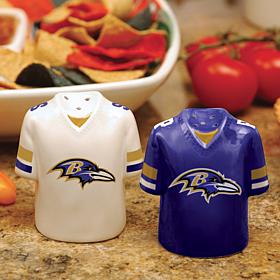 Ceramic Salt and Pepper Shakers - Baltimore Ravens