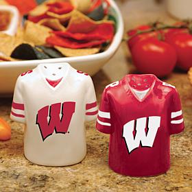 Ceramic Salt and Pepper Shakers - Wisconsin