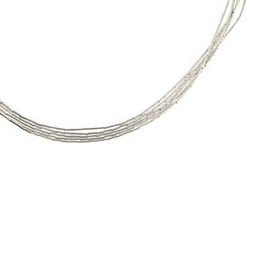 Chaco Canyon 5-Strand "Liquid Silver" 18" Necklace