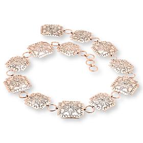 Chaco Canyon Hand-Stamped Copper Concho Belt