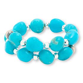 Chaco Canyon Sleeping Beauty Turquoise Wrap Ring