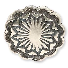 Chaco Canyon Sterling Silver All-Metal Concho Ring