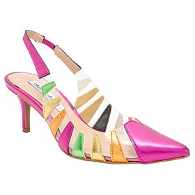 Charles by Charles David Alon Clear Cut-Out Slingback Pump