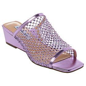 Charles by Charles David Noolie Open-Toe Rhinestone Wedge