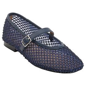 Charles David Westa Rhinestone Mesh Closed Toe Ballet Flat