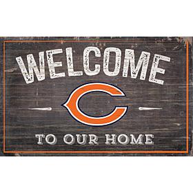 Chicago Bears 11x19 Welcome to our Home Sign 