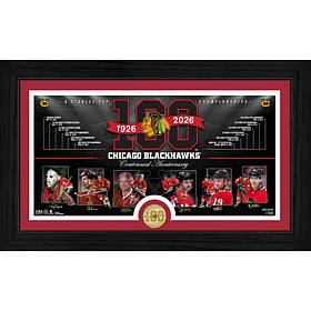 Chicago Blackhawks 100th Anniversary NHL Timeline Photo Mint LE 2026