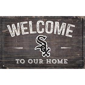 Chicago White Sox 11x19 Welcome to our Home Sign  