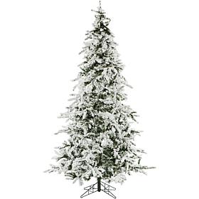 Christmas Time 7.5' White Pine Snowy Artificial Christmas Tree