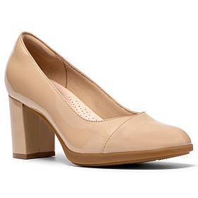 Clarks Bayla Rae Heeled Pump