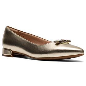 Clarks Collection Natalyn Trim Pointed Toe Flat