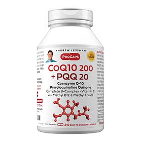 CoEnzyme Q10 200 + PQQ 20 - 240 Capsules