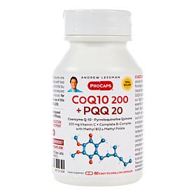 CoEnzyme Q10 200 + PQQ 20 - 60 Capsules
