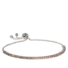 Colleen Lopez 1.50ctw Ombré Champagne Diamond Adjustable Bracelet