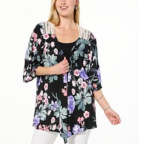 Colleen Lopez Crochet Back Topper