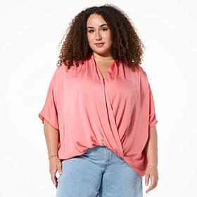 Colleen Lopez Crossover Dolman Sleeve Top