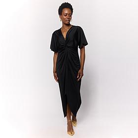 Colleen Lopez Front Drape Pullover Dress