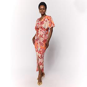 Colleen Lopez Front Drape Pullover Dress