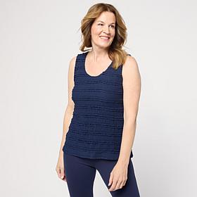 Colleen Lopez Knit Ruffle Layering Tank