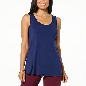 Colleen Lopez Knit Tank with Side Slits