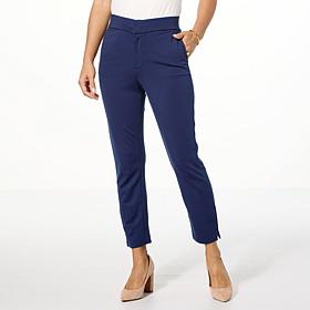 Colleen Lopez Lightweight Ponte Slim Leg Crop Pant