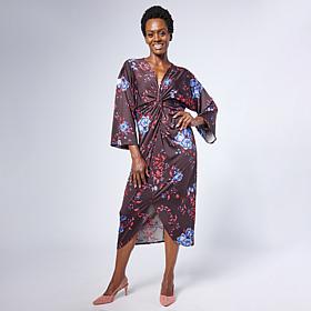 Colleen Lopez Printed Knot Front Dress