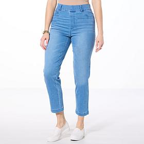 Colleen Lopez Pull-On Slim Leg Denim Pant