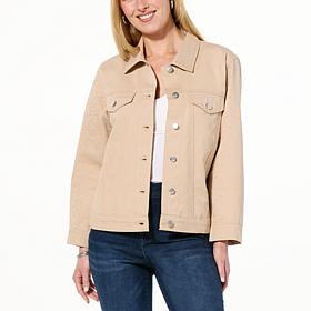 Colleen Lopez Rhinestone Denim Twill Jacket
