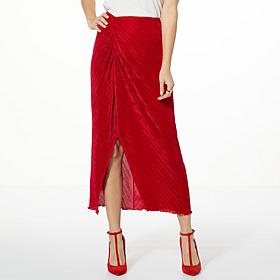 Colleen Lopez Ruched-Front Skirt 