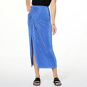 Colleen Lopez Ruched-Front Skirt 