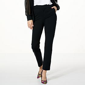 Colleen Lopez Slim-Leg Ponte Pant 