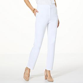 Colleen Lopez Slim-Leg Ponte Pant 