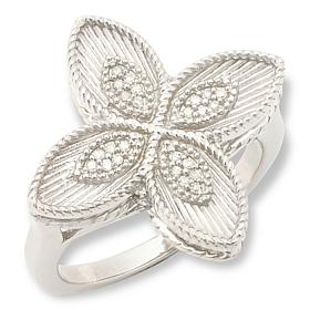 Colleen Lopez Sterling Silver Diamond Accent Ring