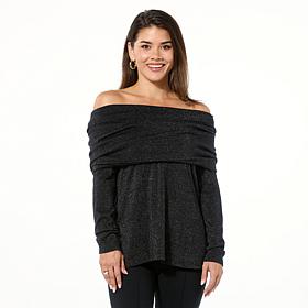 Colleen Lopez Super Soft Convertible Shimmer Sweater