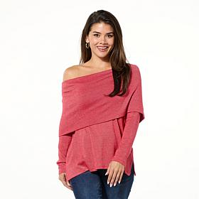 Colleen Lopez Super Soft Convertible Shimmer Sweater