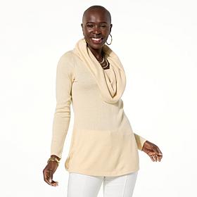 Colleen Lopez Super Soft Convertible Shimmer Sweater