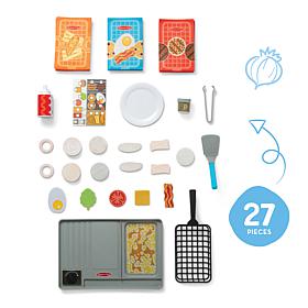 Color-Changing Play Food with Grill, Griddle & Deep Fryer Set