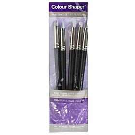 Color Shaper Painting Tool & Pastel Blending Assorted No. 6 5-pack