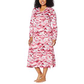 Comfort Code Brushed Ultra Knit Long-Sleeve Hooded Lounger