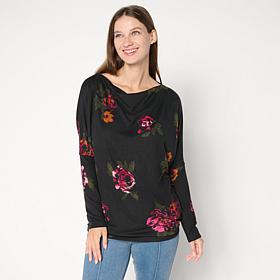 Comfort Code So Soft Sweater Knit Draped Tunic