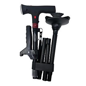 ComfyWalk Folding Cane with Light, Alarm & OPTRON