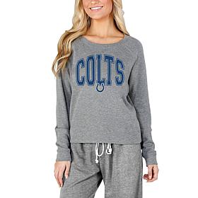 Concept Sports Mainstream Ladies Knit Long Sleeve Top - Colts
